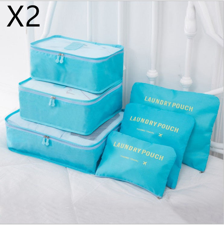 Travel Clothes Organizer Bags Set – 6PCS Packing Cubes for Luggage & Efficient Packing System