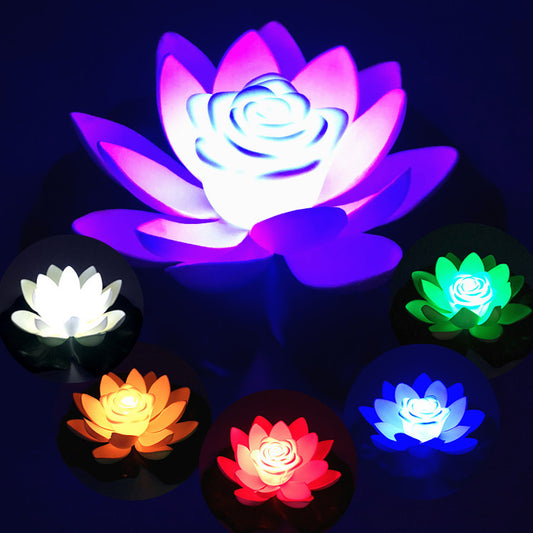 Aesthetic Lotus LED Night Lamp – Relaxing Glow Home Decor