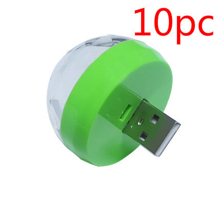 USB Disco Ball Light – LED Party Projector for DJ, & Home Decor