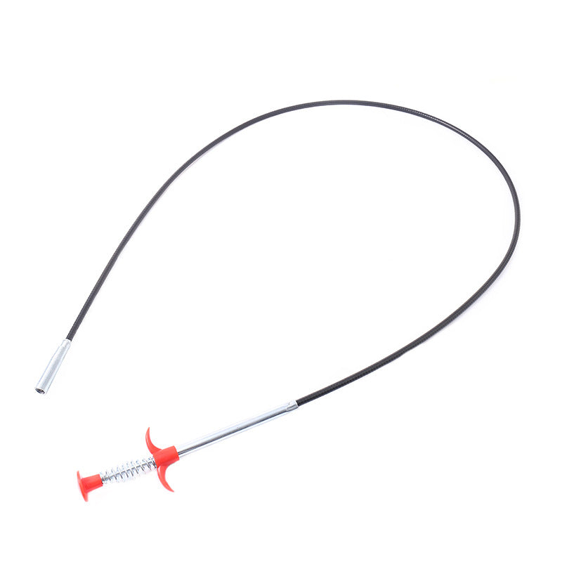 Household 60CM Drain Unclogger – Kitchen Sink Hair Catcher & Sewer Cleaning Rod Tool