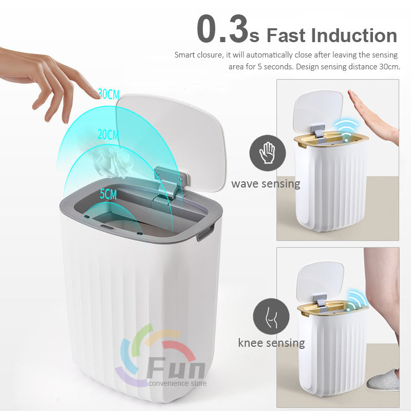 Smart Trash Bin with Lid – Hygienic Living Made Easy
