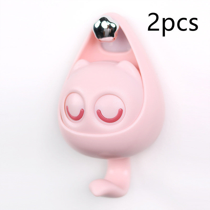 Playful Cat Coat Hook for Keys, Scarves, and Hats