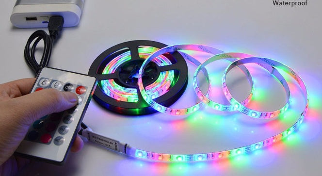 LED Strip Light Waterproof Flexible – High Brightness Home Decor