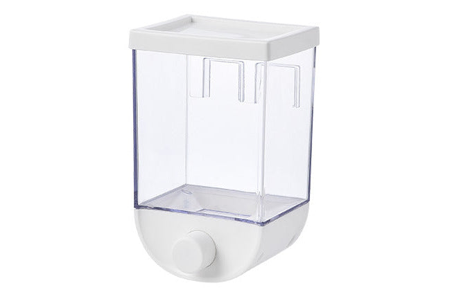 Wall-Mounted Kitchen Organizer – Easy Press Cereal & Food Dispenser