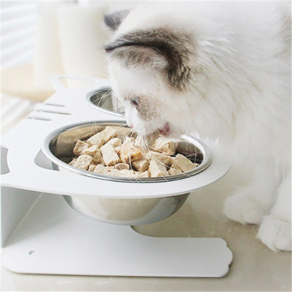 Anti-Spill Cat Dog Bowl – Stable Feeding Water Bowl for Pets at Home
