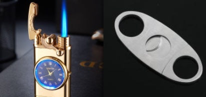 Electric Watch Lighter Men – Windproof Blue Flame Creative Wrist Watch Lighter Gift