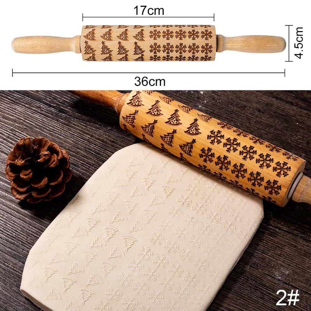 Make Festive Cookies with Christmas Embossed Rolling Pin