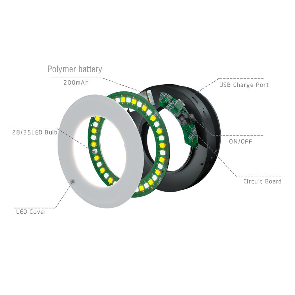 Rechargeable LED Selfie Ring Light – Phone Clip Light for TikTok, YouTube, Vlogging & Photography