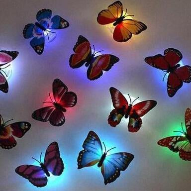 Trending Butterfly LED Night Light x12 – Cute Aesthetic Room Decor & Gift Lighting Set