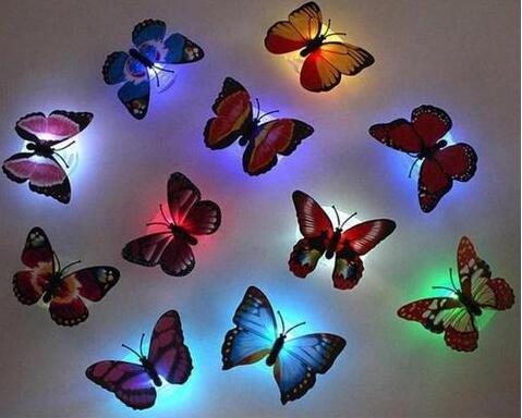 Trending Butterfly LED Night Light x12 – Cute Aesthetic Room Decor & Gift Lighting Set