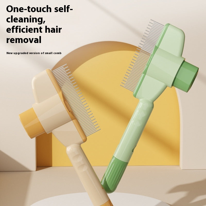 Premium Pet Grooming Comb | Easy-Clean Deshedding Tool for Dogs & Cats