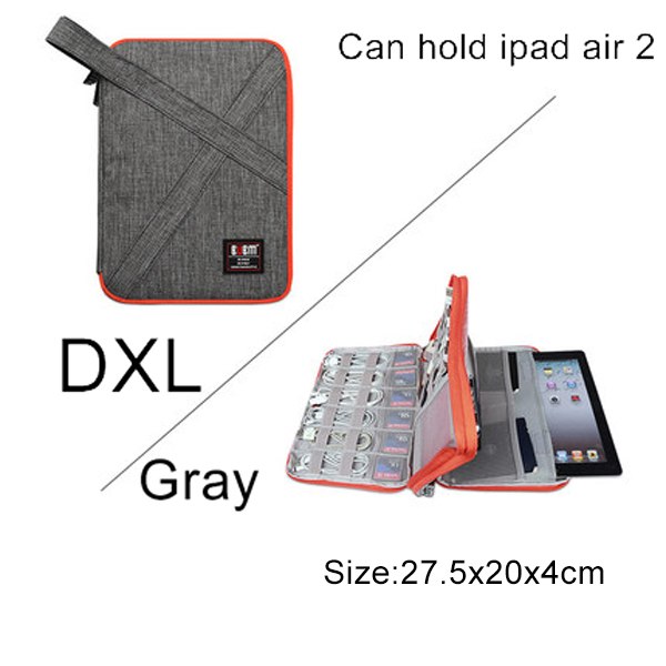 Travel Gadget Organizer Case – Cable Storage Bag for Phone Chargers & Tech Accessories