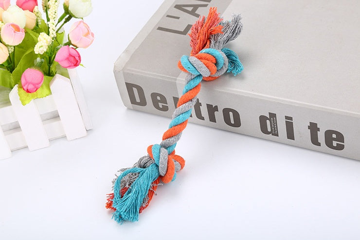 Interactive Tug Rope Dog Toy – Durable Chew Toy | Teeth Cleaning Cotton Rope Pet Toy