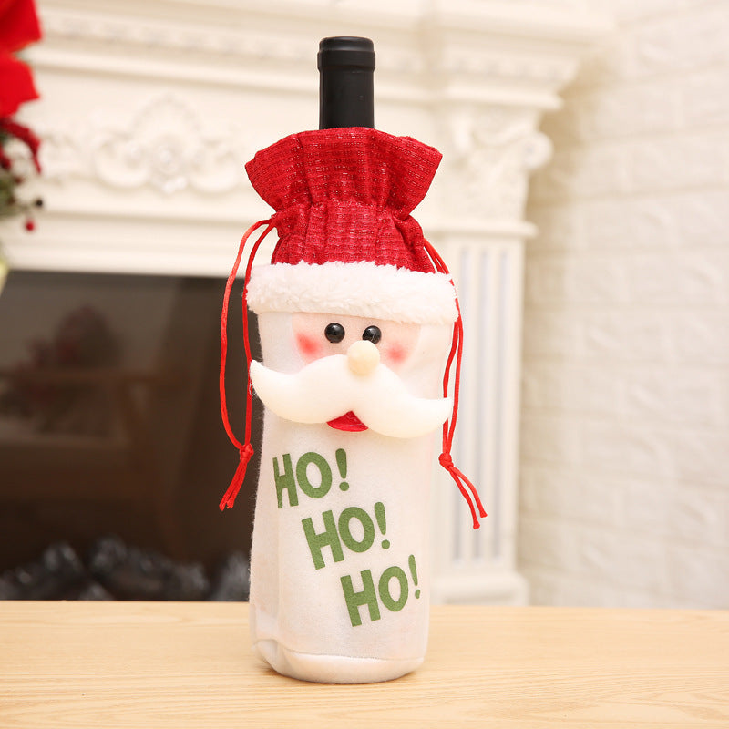 Christmas Wine Bottle Covers for Holiday Cheer