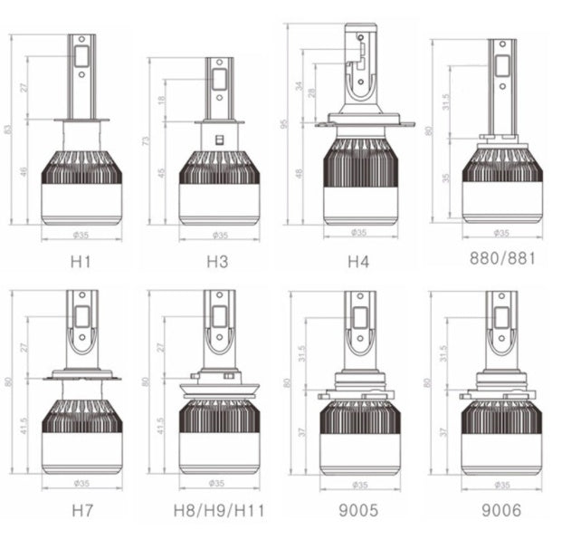 Universal Car Metal Lights LED – High Visibility Auto Exterior Lamps