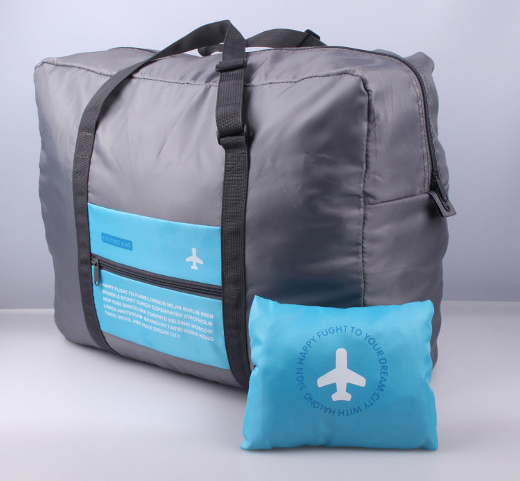 Nylon Waterproof Travel Duffel Bag – Large Capacity Foldable Gym & Storage Organizer
