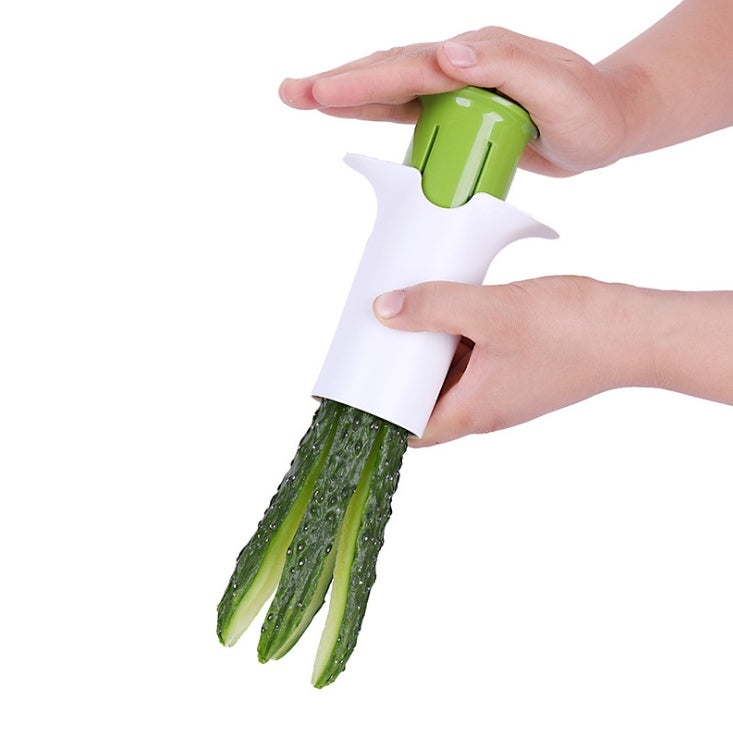 Space-Saving Kitchen Vegetable Cutter – Creative Fruit & Veggie Slicer Gadget for Fast & Easy Prep