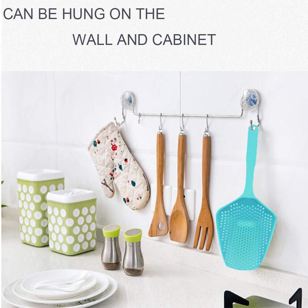 Heat-Resistant Nylon Scoop Colander – Kitchen Strainer Spoon for Cooking, Frying & Serving