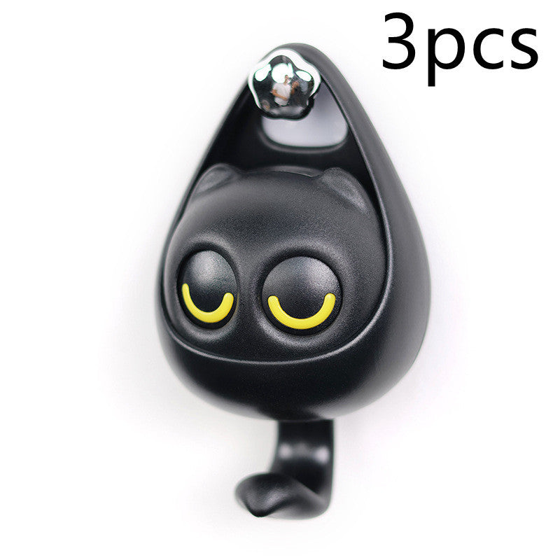 Playful Cat Coat Hook for Keys, Scarves, and Hats
