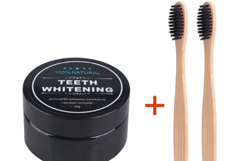 Organic Charcoal Teeth Whitening Powder | Natural Stain Removal & Oral Care