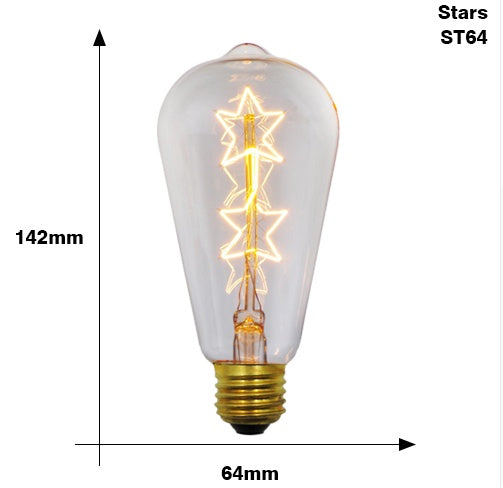 Retro Vintage Edison Bulb E27 – Stylish Filament Lighting for Home Decor