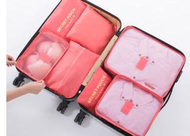 Travel Packing Cubes Set – Waterproof Nylon Organizer Bag for Trips