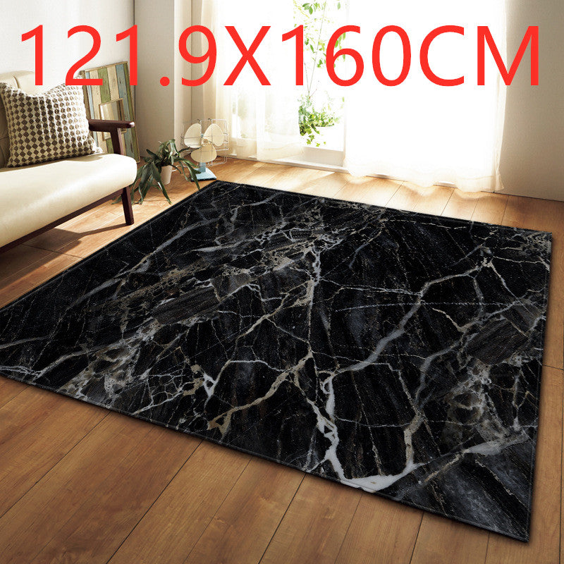 Marble Pattern Carpet Rug – Luxury Living Room & Bedroom Area Rug Home Decor