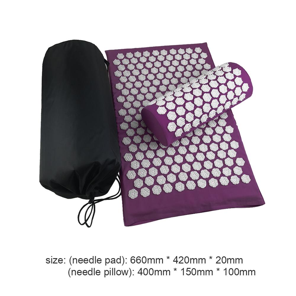 Acupressure Mat & Pillow Set – Pain Relief Massage Mat