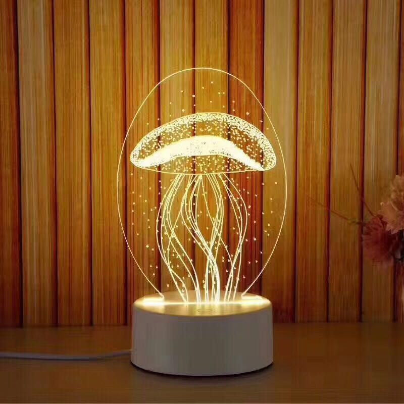 Creative Bedroom Night Light LED – Bedside Lamp for Relaxing Sleep & Home Decor