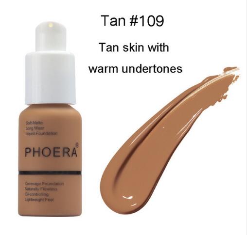 Natural Matte Full Coverage Foundation – Oil Control Concealer Cream for Smooth Skin