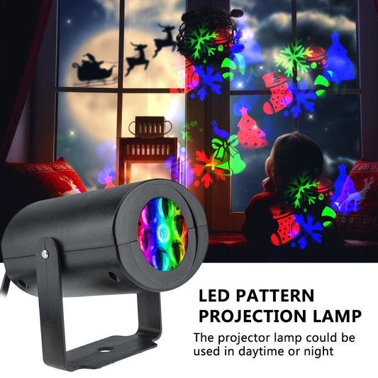 Christmas Laser Projector Lights Outdoor Waterproof – Colorful Rotating LED Holiday Decor