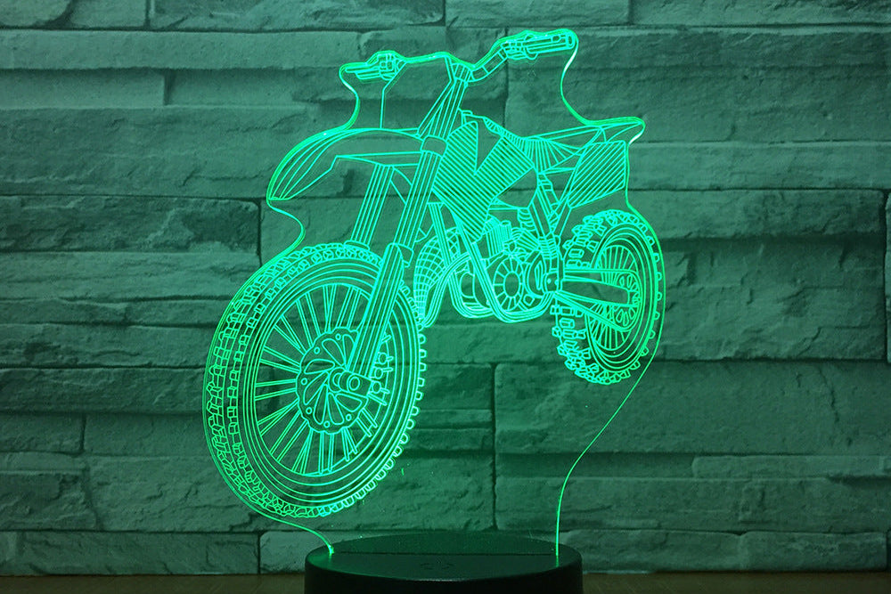 Motorcycle Night Lamp – Stylish LED Desk Lamp Gift for Men & Teens