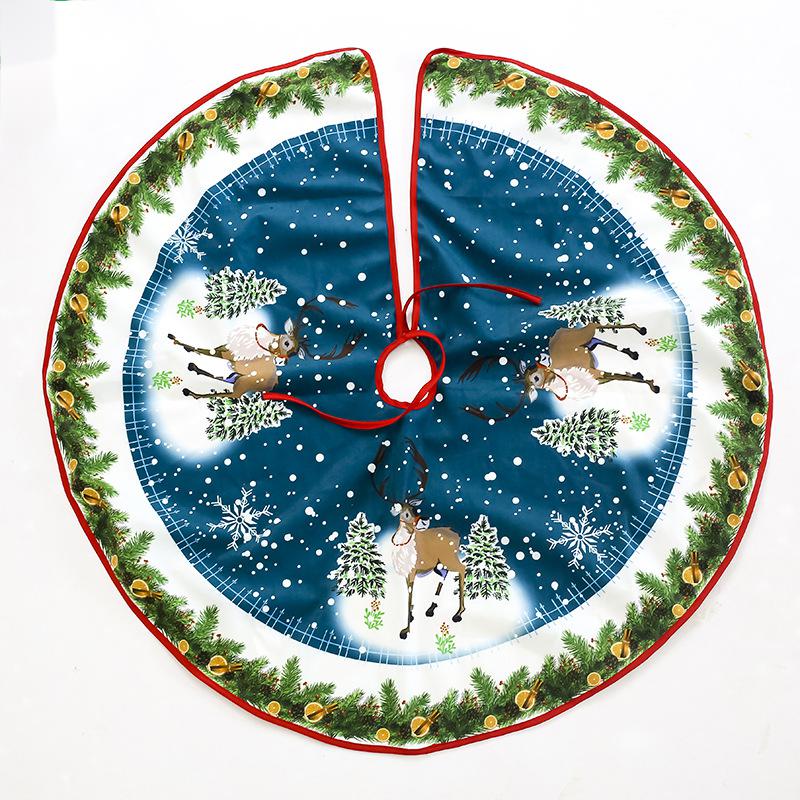 Christmas Tree Skirt Decoration – Festive Xmas Tree Base Cover for Holiday Home Decor