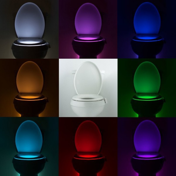 Automatic Toilet Night Light LED – Motion Sensor Bathroom Glow Light