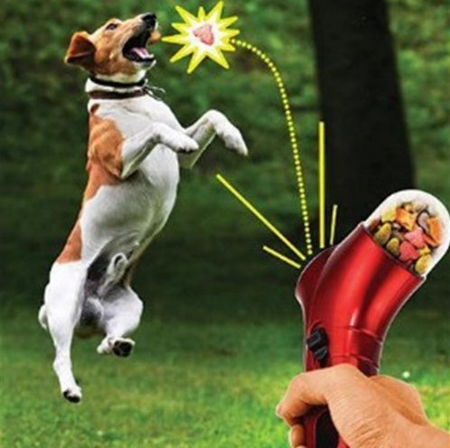 Smart Pet Treat Launcher – Interactive Dog Catapult Toy for Training, Feeding & Exercise