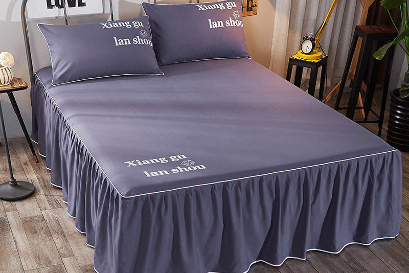 Soft Brushed Beauty Bed Cover – Spa Bed Skirt for Massage Table, Facial & Salon Setup