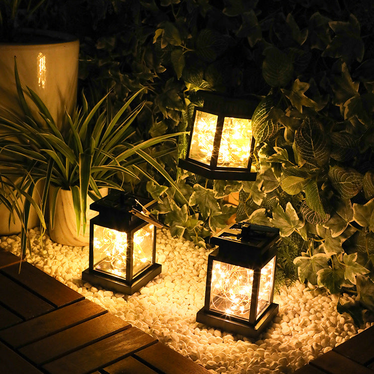 Solar Wind Lamp Outdoor – Hanging Garden Light for Yard, Patio & Balcony Decor