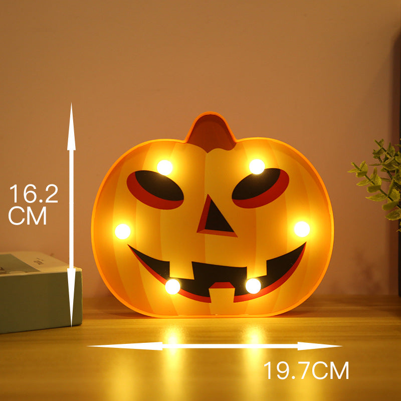 Spooky Halloween LED Lights – Outdoor & Indoor Decorative Pumpkin, Skull & Bat