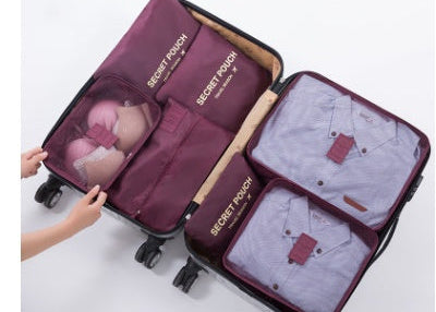 Travel Packing Cubes Set – Waterproof Nylon Organizer Bag for Trips