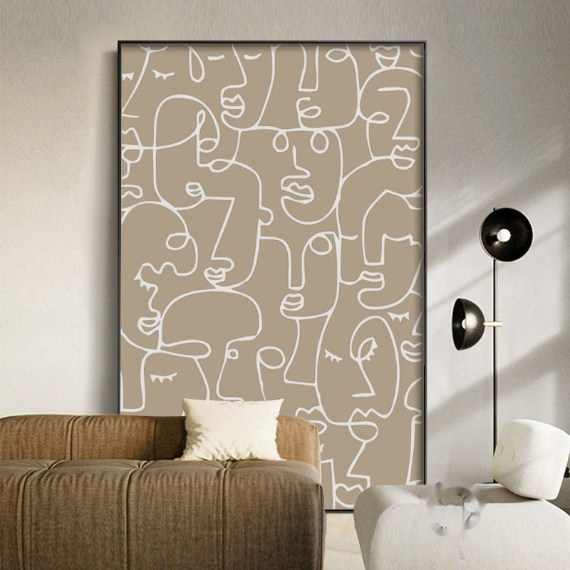 Living Room Wall Mural – Modern Decorative Painting for Sofa Background | Home Décor Dropshipping