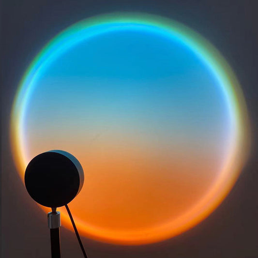 Sunset LED Projector Lamp – Ambient Mood Light for Bedroom Aesthetic Room Decoration