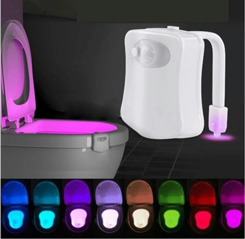 Toilet Sensor Night Light – Color Changing LED for Safe Night Bathroom Visits