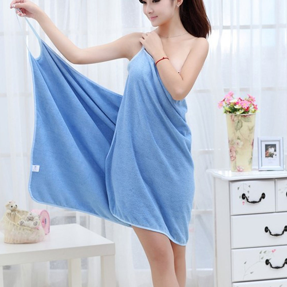 Multi-Use Beach Towel Dress Wrap – Microfiber Quick Dry Bathrobe for Women