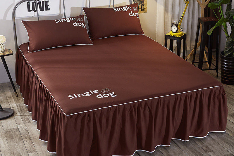 Soft Brushed Beauty Bed Cover – Spa Bed Skirt for Massage Table, Facial & Salon Setup