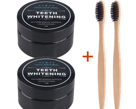 Organic Charcoal Teeth Whitening Powder | Natural Stain Removal & Oral Care