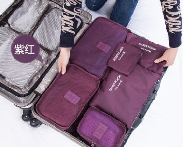 Travel Packing Cubes Set – Waterproof Nylon Organizer Bag for Trips