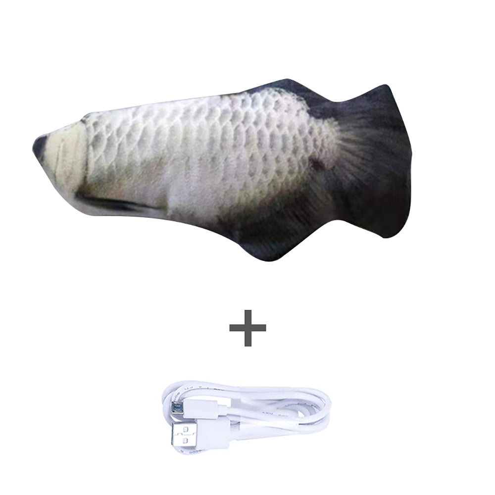 Indoor Cat Electric Fish Toy – Interactive Moving Simulation Toy for Exercise & Play