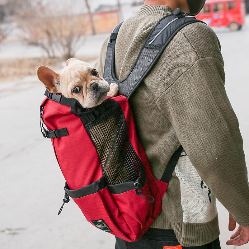 Portable Pet Carrier Backpack – Comfortable Dog Travel Bag for Small Pets