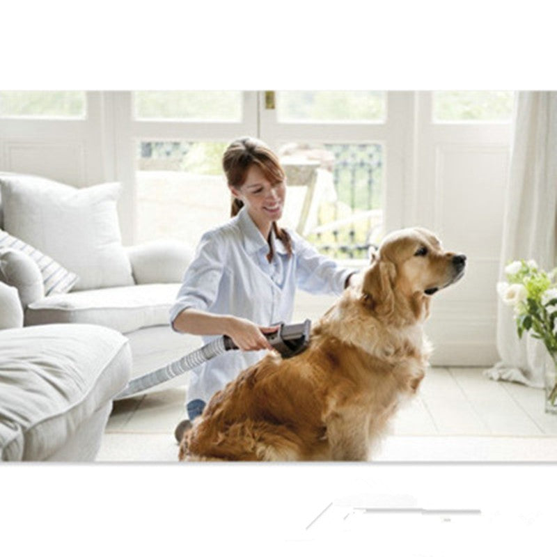 Dog & Cat Vacuum Grooming Tool – Pet Hair Removal Brush Attachment