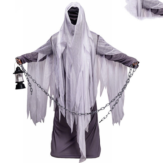 Halloween Horror Cloak Costume – Lantern Ghost Cosplay Robe for Party & Events